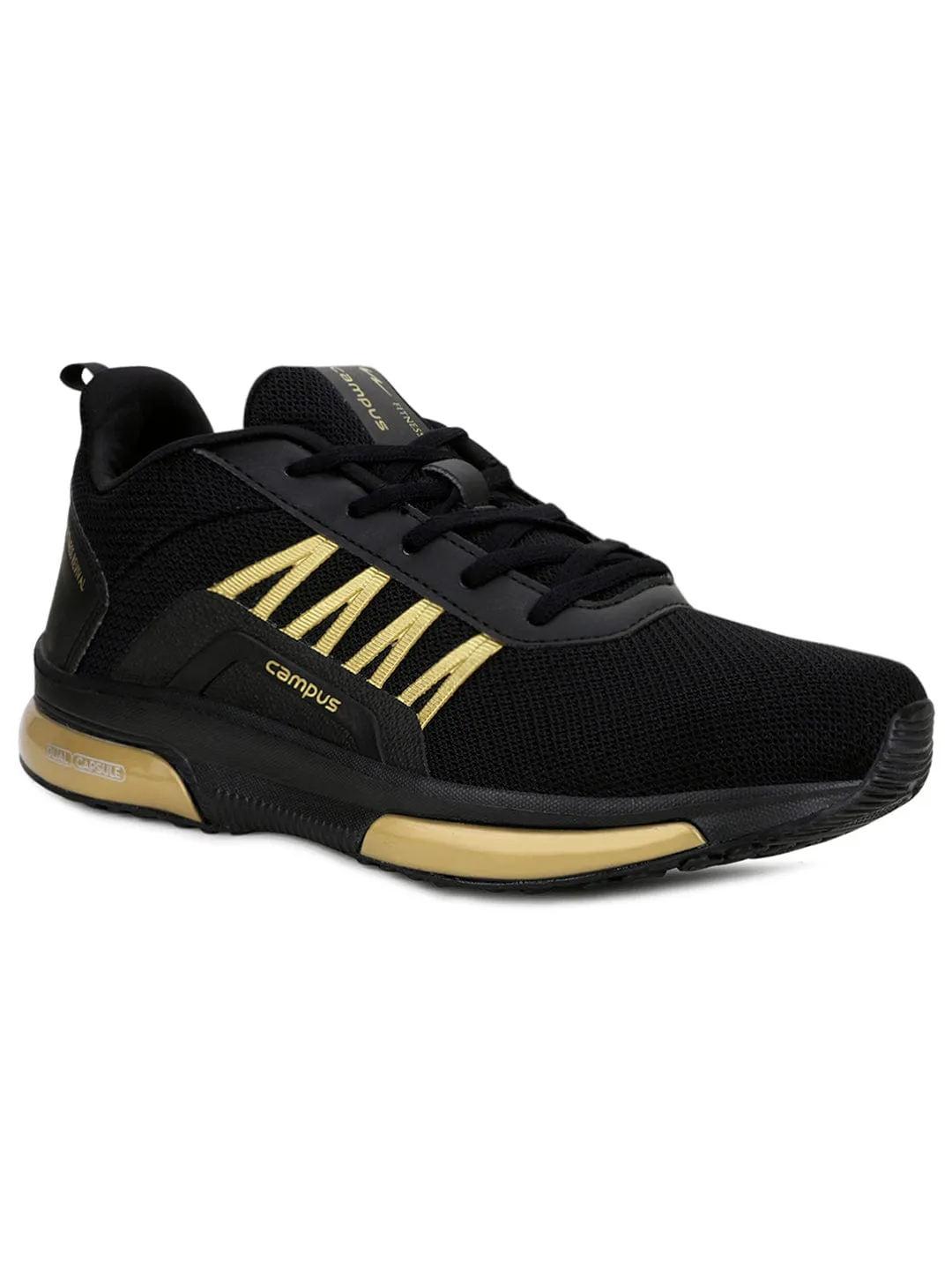 BRAZIL PRO Black Men's Running Shoes sold by Campus Shoes product image thumbnail 2