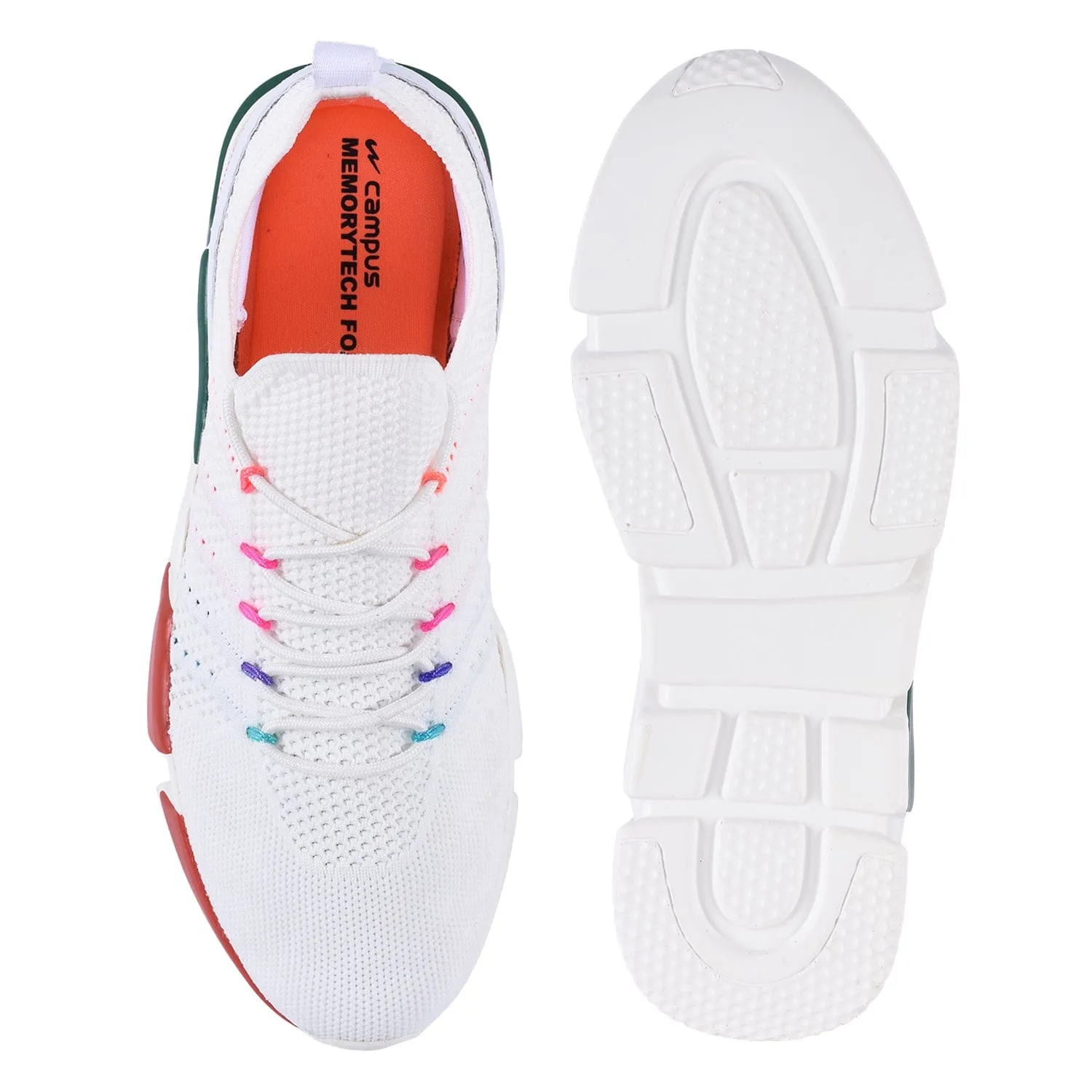 SUNSHINE White Women's Running Shoes sold by Campus Shoes product image thumbnail 5
