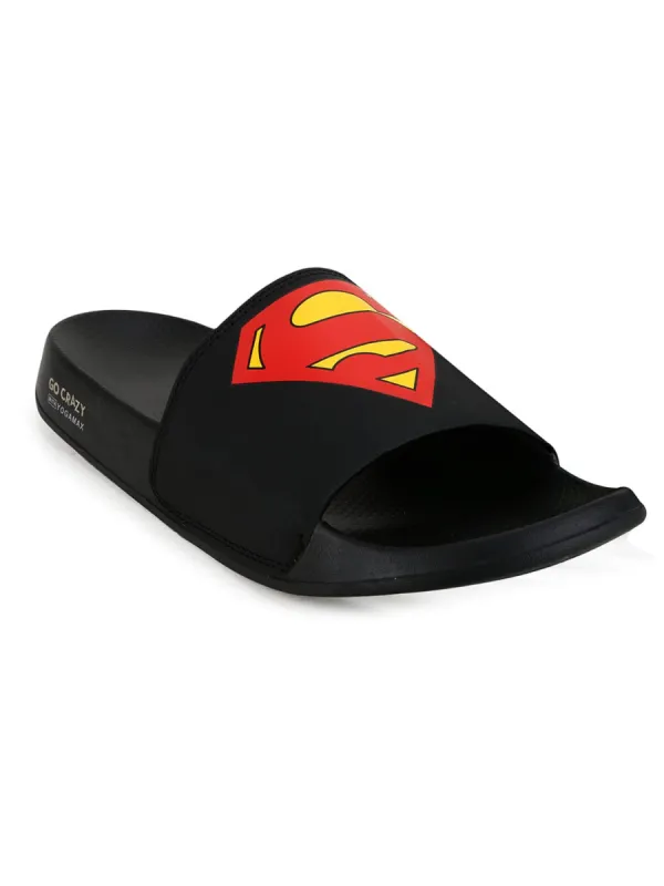 JL-006 Black Men's Slides sold by Campus Shoes