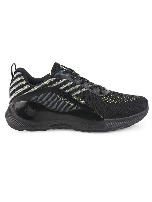 GUIDE Black Men's Running Shoes sold by Campus Shoes