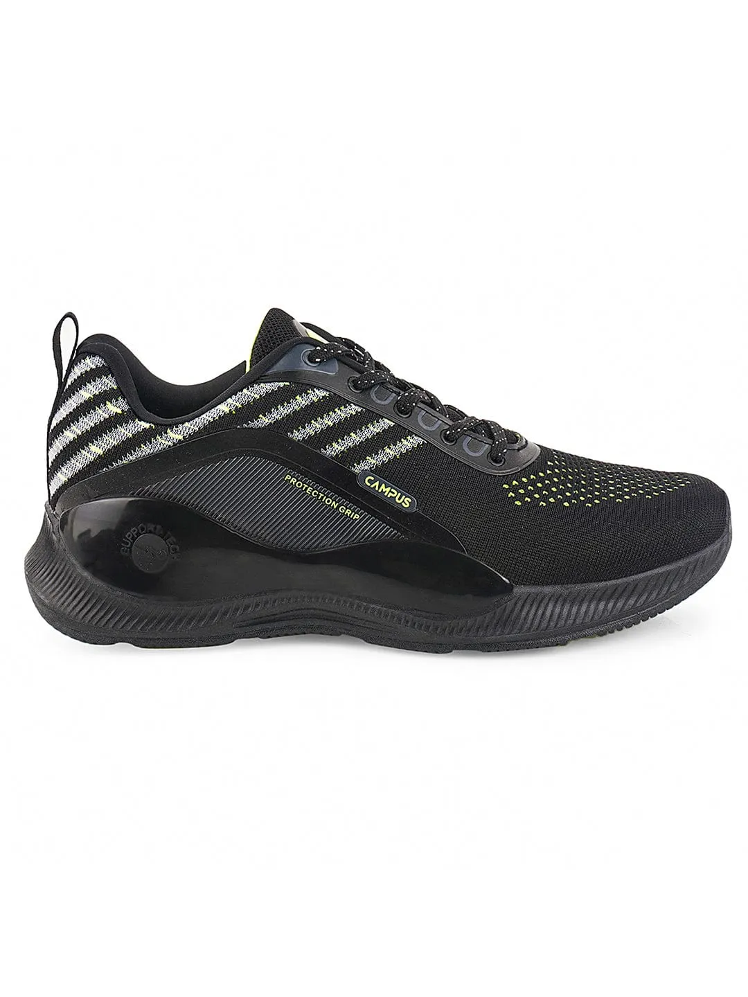 GUIDE Black Men's Running Shoes sold by Campus Shoes