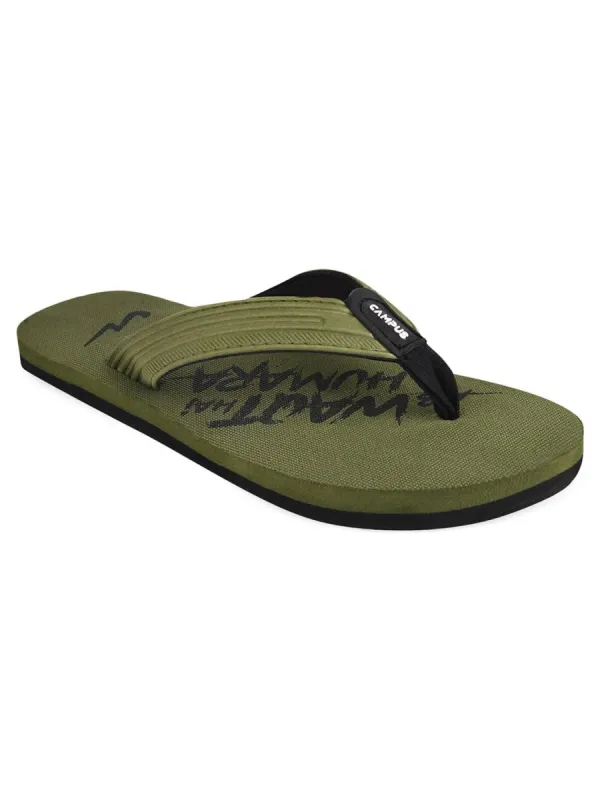 GC-1046 Green Men's Flip Flops sold by Campus Shoes