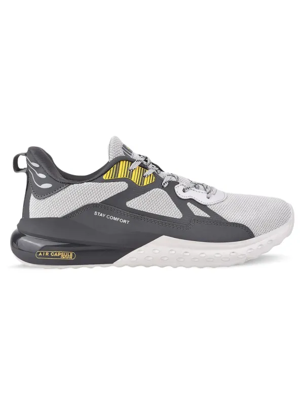 PARET Grey Men's Running Shoes sold by Campus Shoes