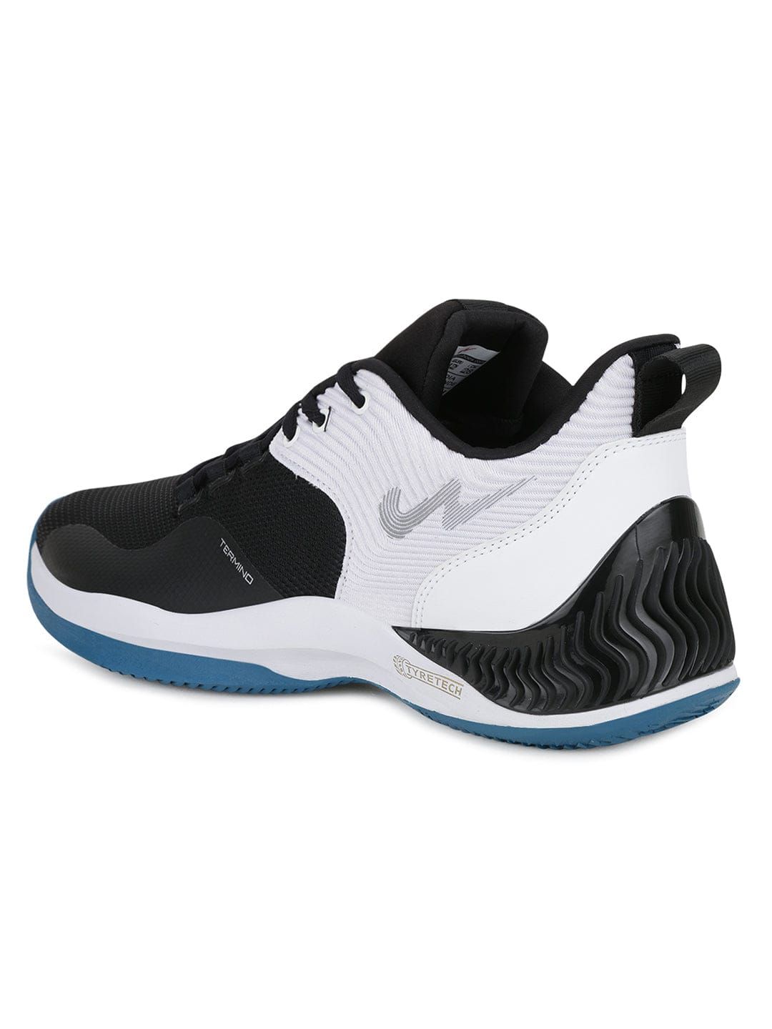 TERMINO Black Men's Running Shoes sold by Campus Shoes product image thumbnail 3