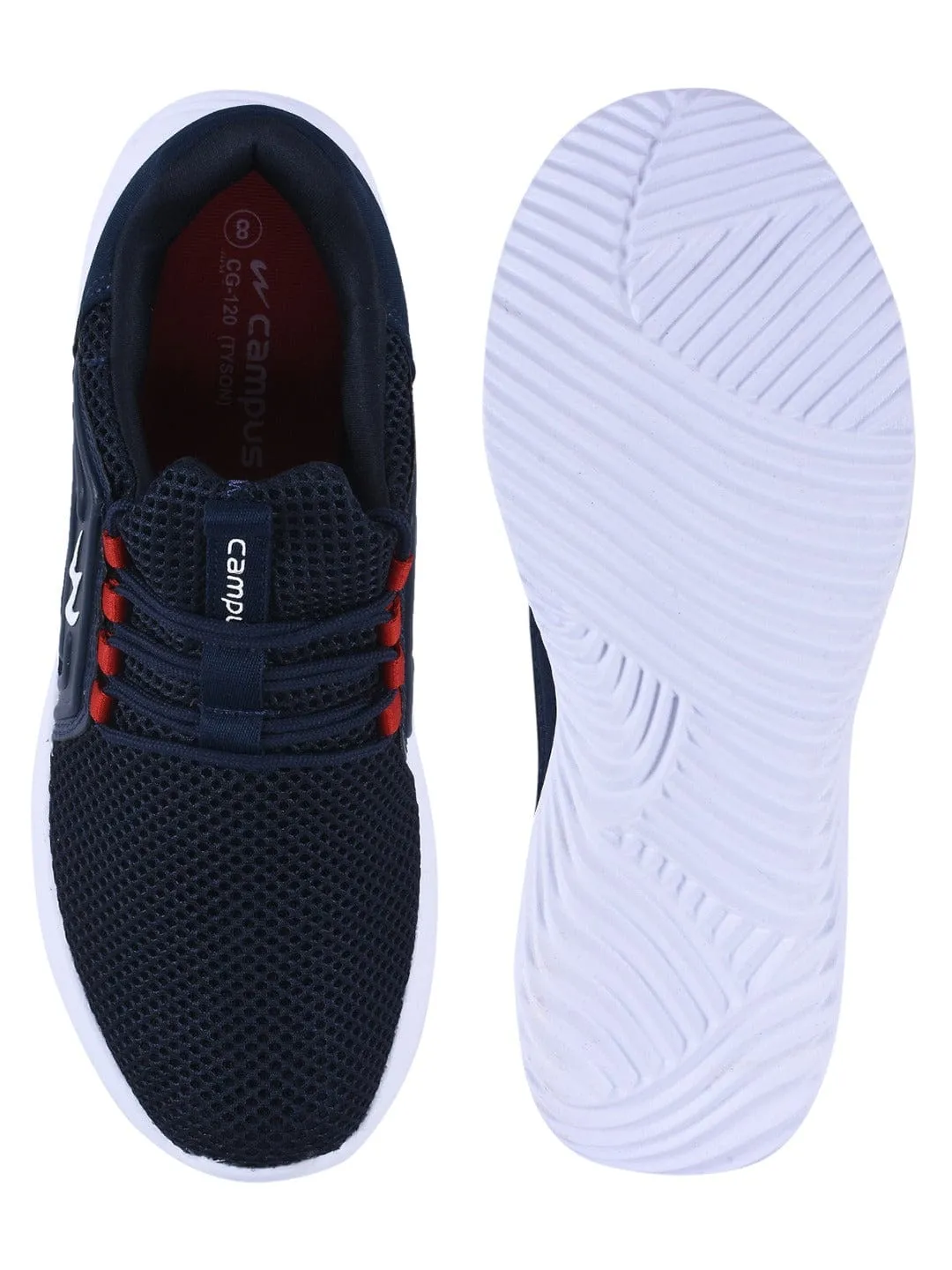 TYSON Pro Navy Men's Walking Shoes sold by Campus Shoes product image thumbnail 4