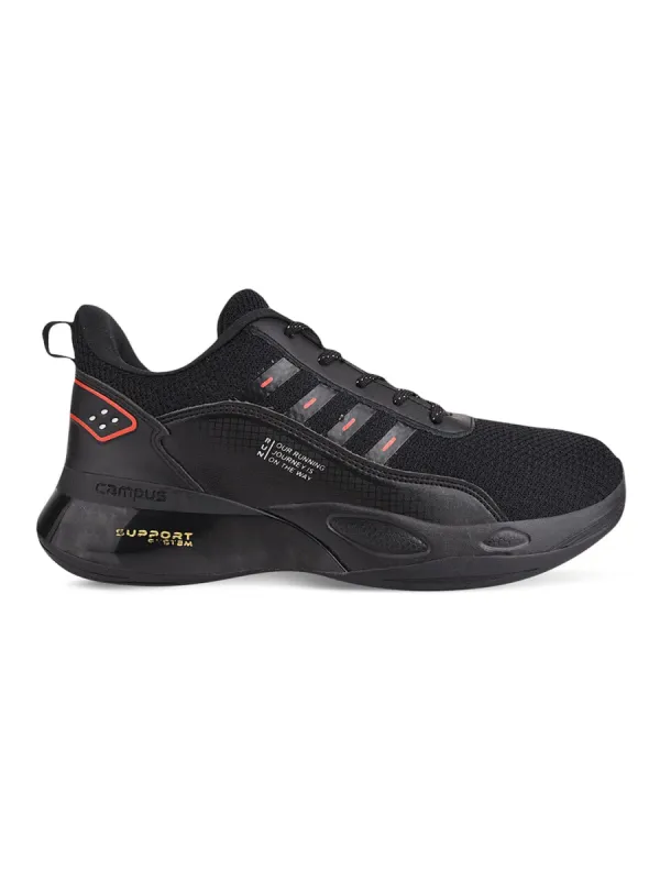 TERMINATOR N Black Men's Running Shoes sold by Campus Shoes