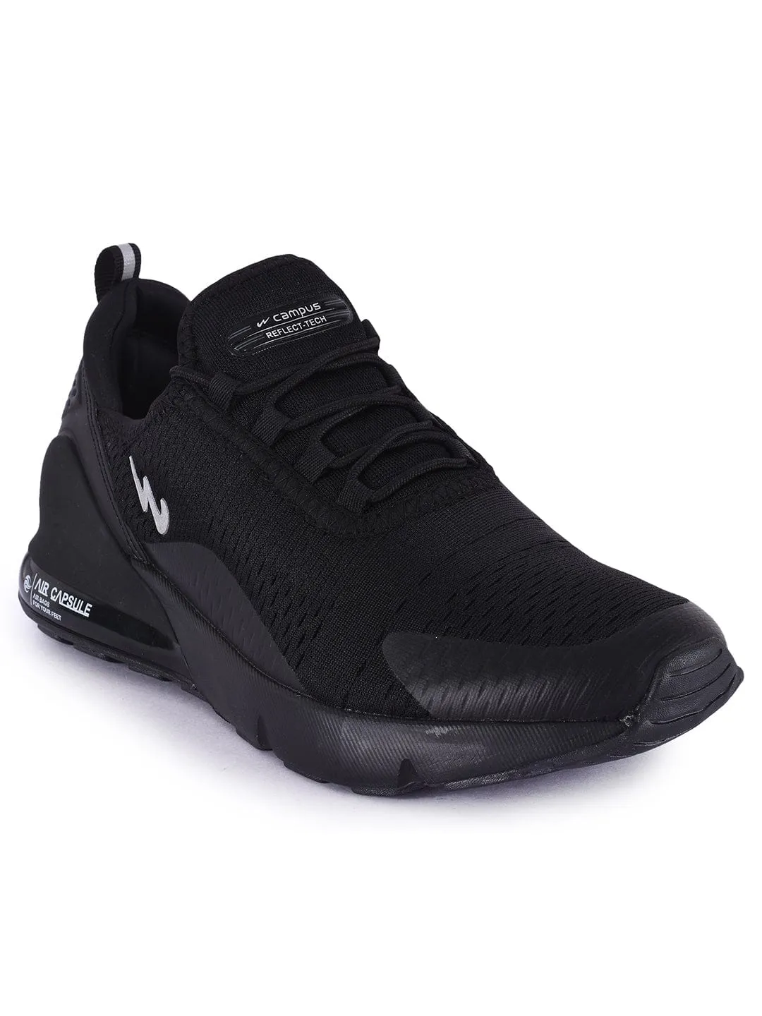 DRAGON Black Men's Running Shoes sold by Campus Shoes product image thumbnail 2