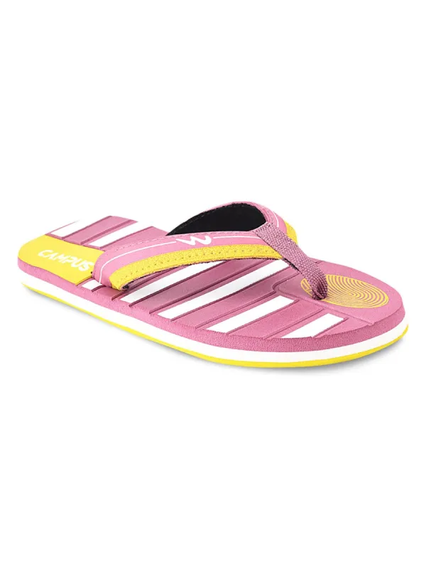 GCL-2013 Pink Women's Flip flops sold by Campus Shoes