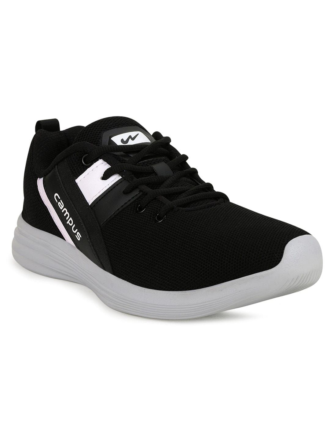 MANTRAN Black Men's Running Shoes sold by Campus Shoes product image thumbnail 2