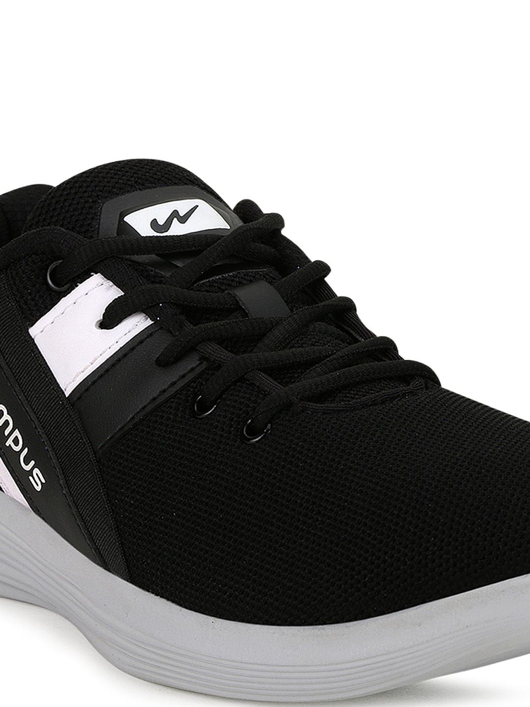 MANTRAN Black Men's Running Shoes sold by Campus Shoes product image thumbnail 5