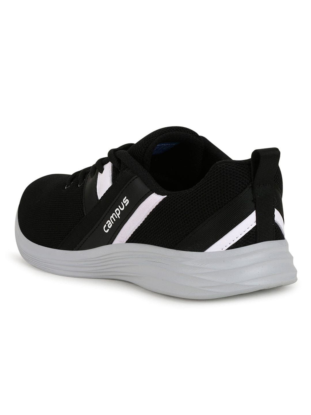 MANTRAN Black Men's Running Shoes sold by Campus Shoes product image thumbnail 3