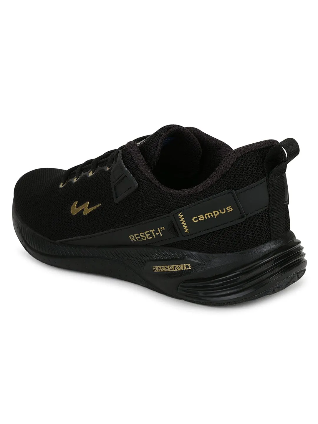 REFRESH PRO Black Men's Running Shoes sold by Campus Shoes product image thumbnail 3