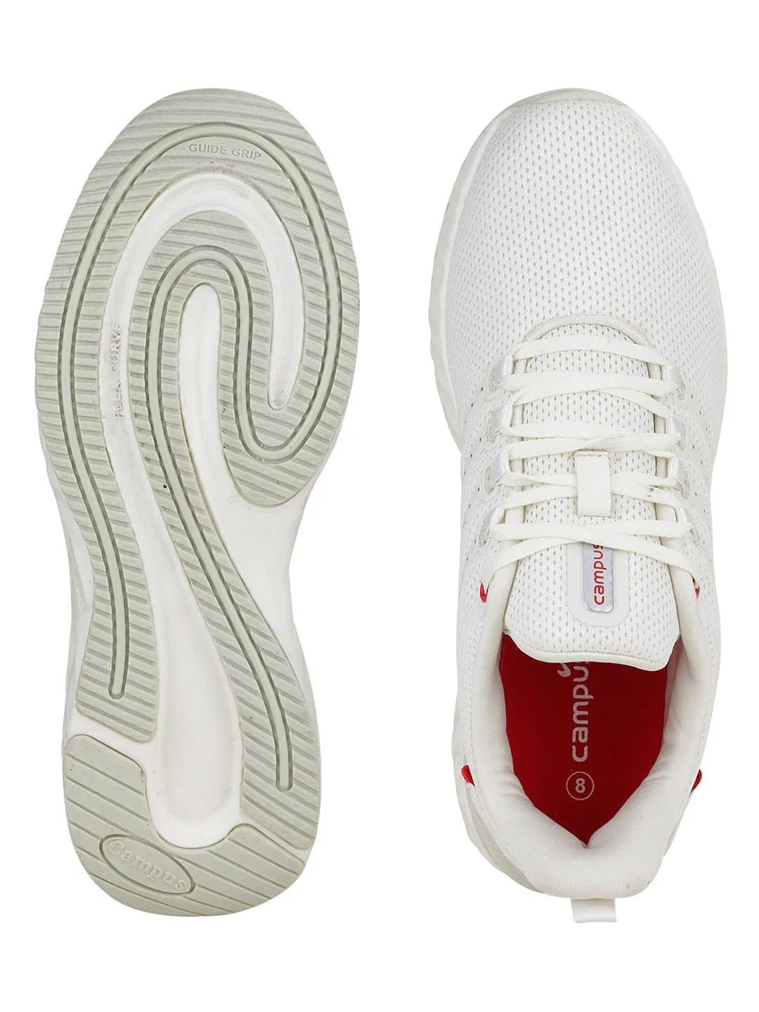 OSLO PRO Off White Men's Running Shoes sold by Campus Shoes product image thumbnail 4