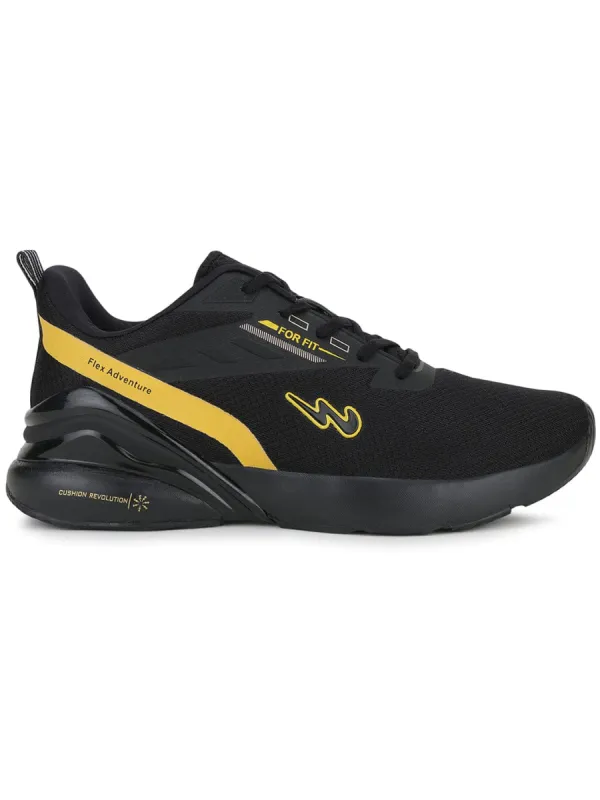 SONNET PRO Black Men's Running Shoes sold by Campus Shoes