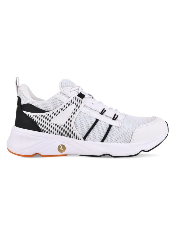 TES Black Men's Running Shoes sold by Campus Shoes