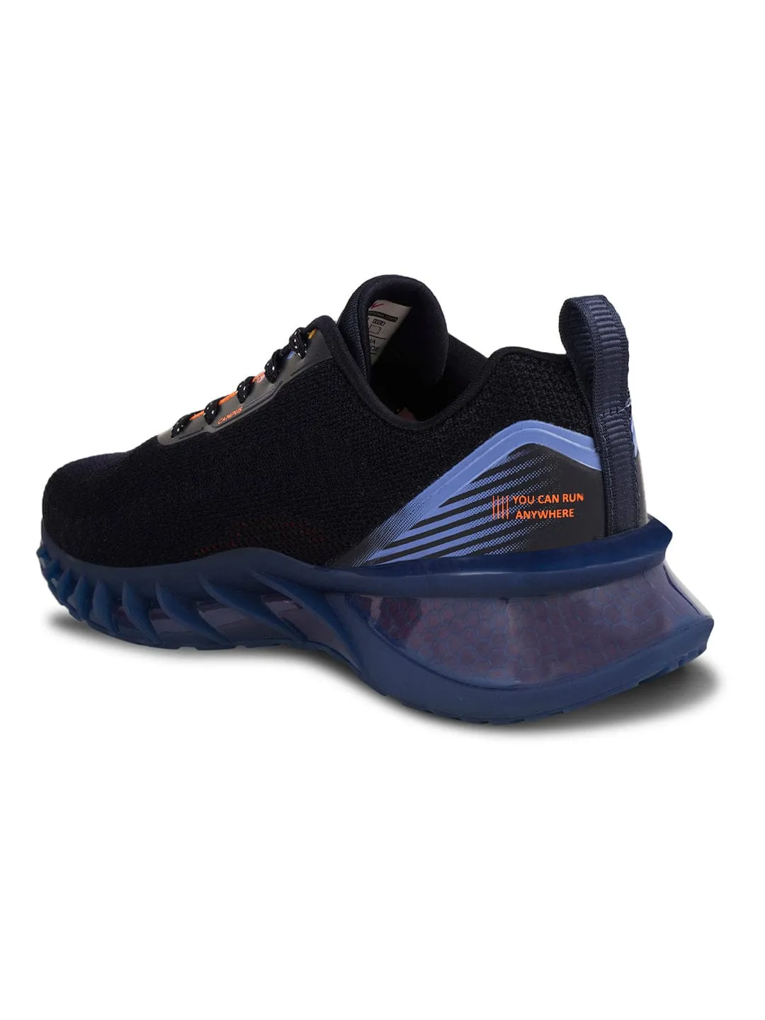 HOOD Navy Men's Running Shoes sold by Campus Shoes product image thumbnail 3