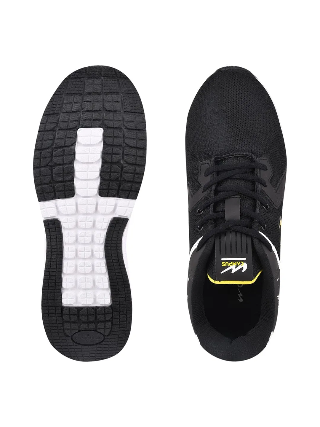 FRED Black Men's Running Shoes sold by Campus Shoes product image thumbnail 4
