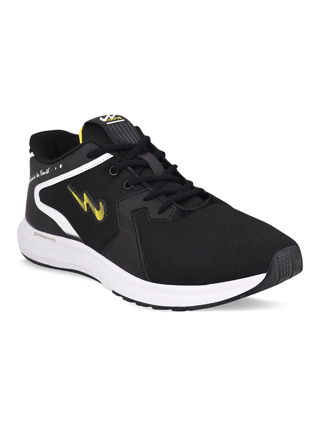 FRED Black Men's Running Shoes sold by Campus Shoes product image thumbnail 2