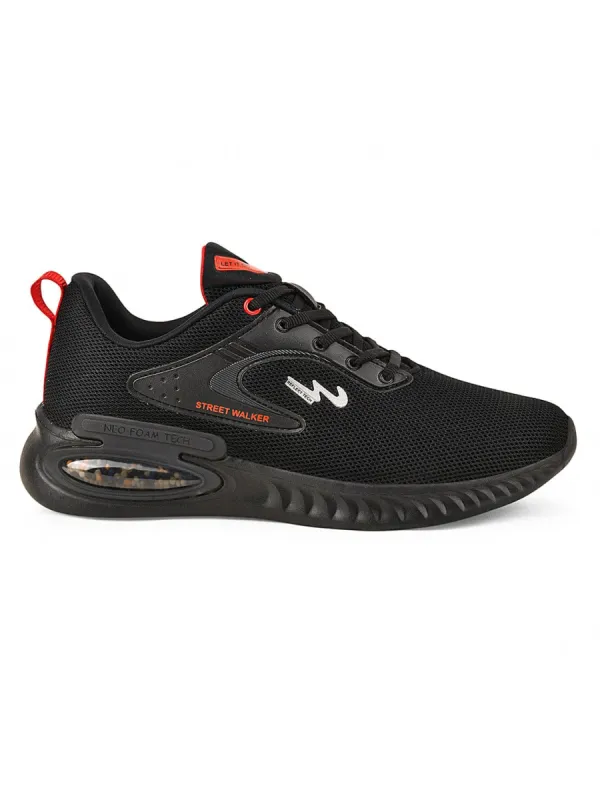 ARIES Black Men's Running Shoes sold by Campus Shoes