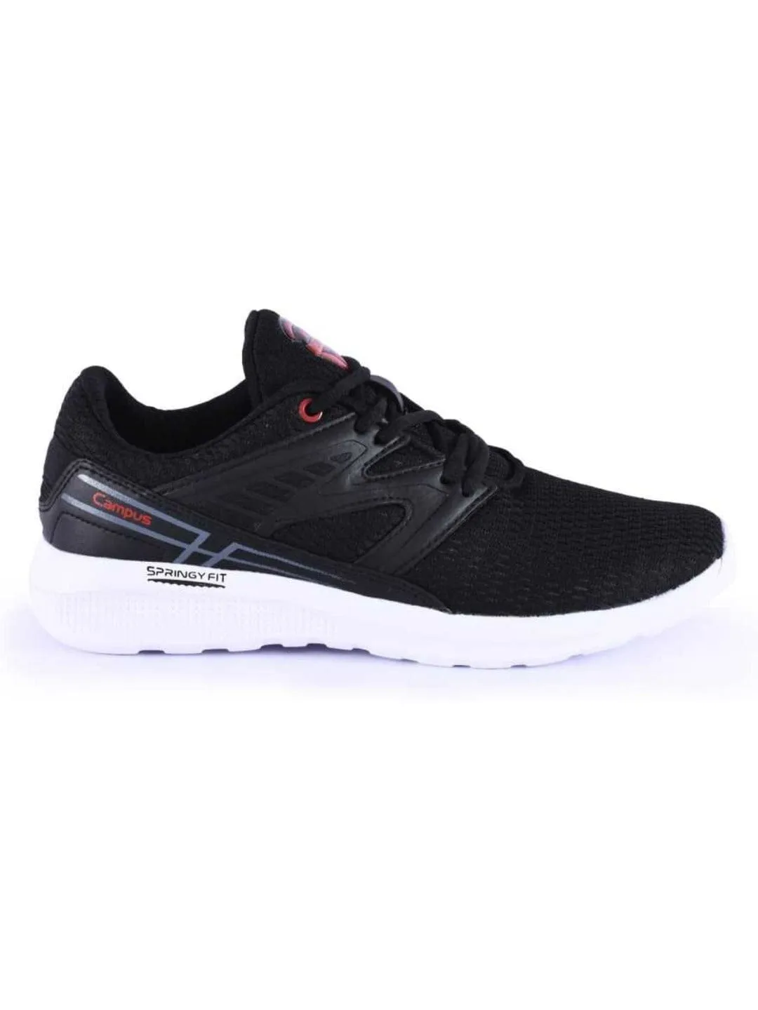 SLIDO Black Men's Running Shoes sold by Campus Shoes