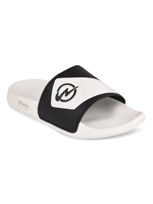 SL-429 White Men's Slides sold by Campus Shoes