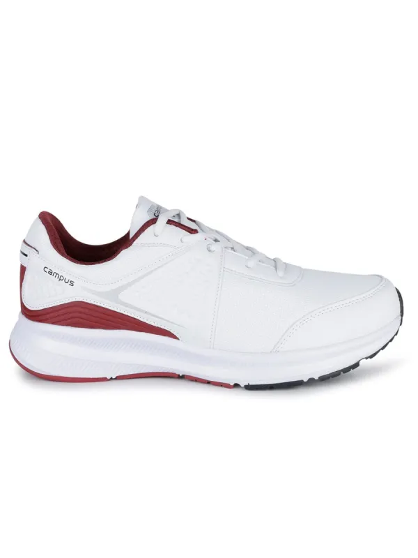 Jasper White Men's Running Shoes sold by Campus Shoes