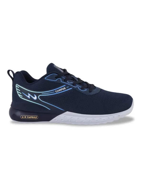 ATLANTIS Navy Men's Running Shoes sold by Campus Shoes