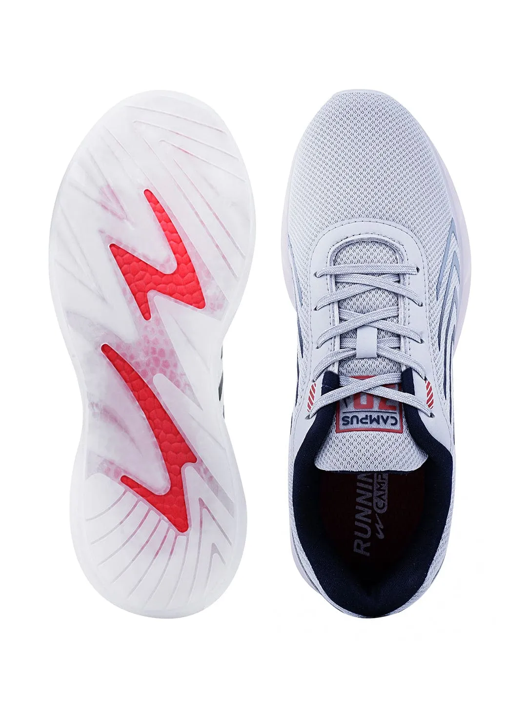 RAVEN Grey Men's Sports Shoes sold by Campus Shoes product image thumbnail 4