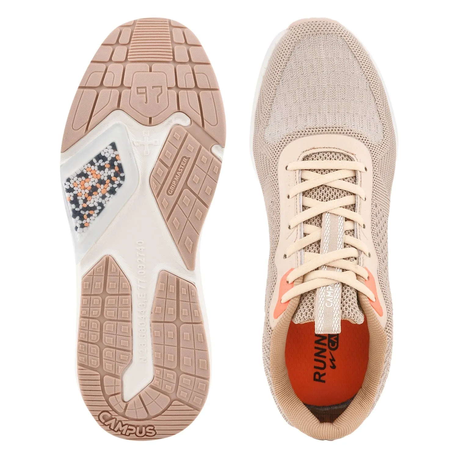 PARKY Beige Men's Running Shoes sold by Campus Shoes product image thumbnail 4