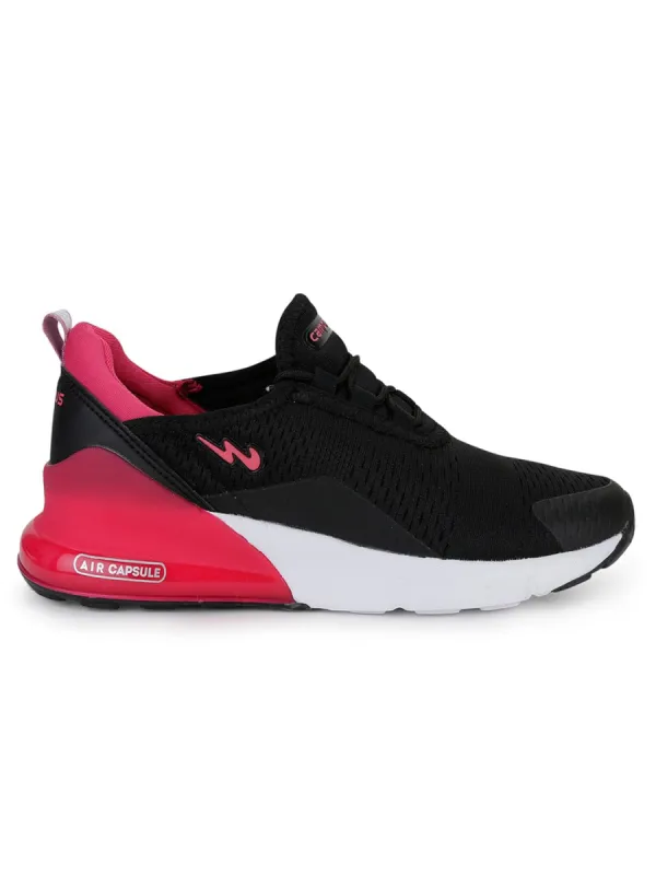 DRAGON LADIES Black Women's Running Shoes sold by Campus Shoes