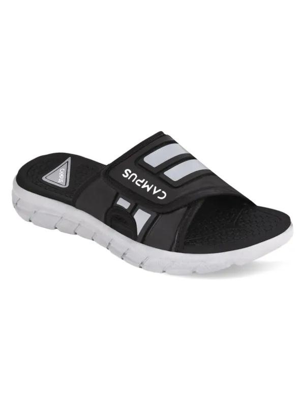 GC-1038 Black Men's Sliders sold by Campus Shoes