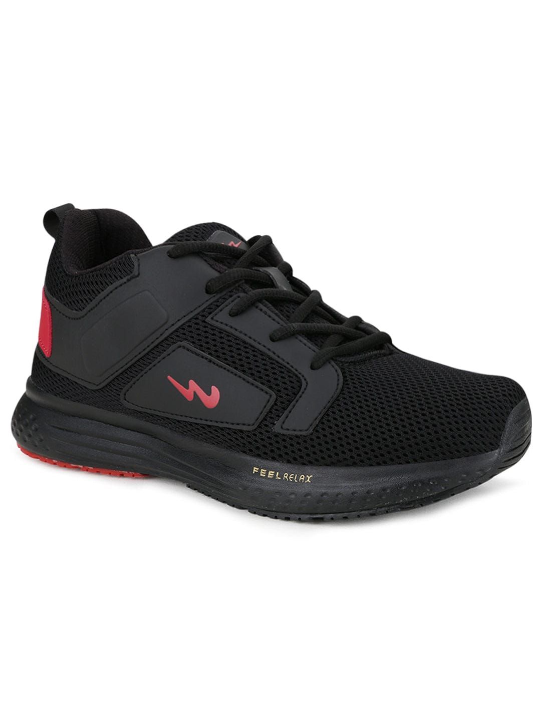 ALBERT Black Men's Running Shoes sold by Campus Shoes product image thumbnail 2