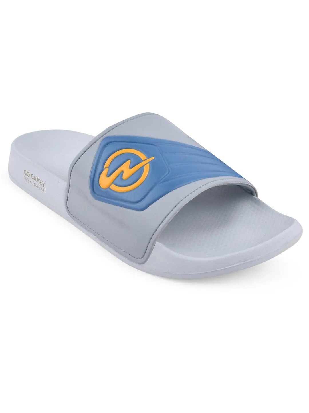 SL-429 Grey Men's Slides sold by Campus Shoes