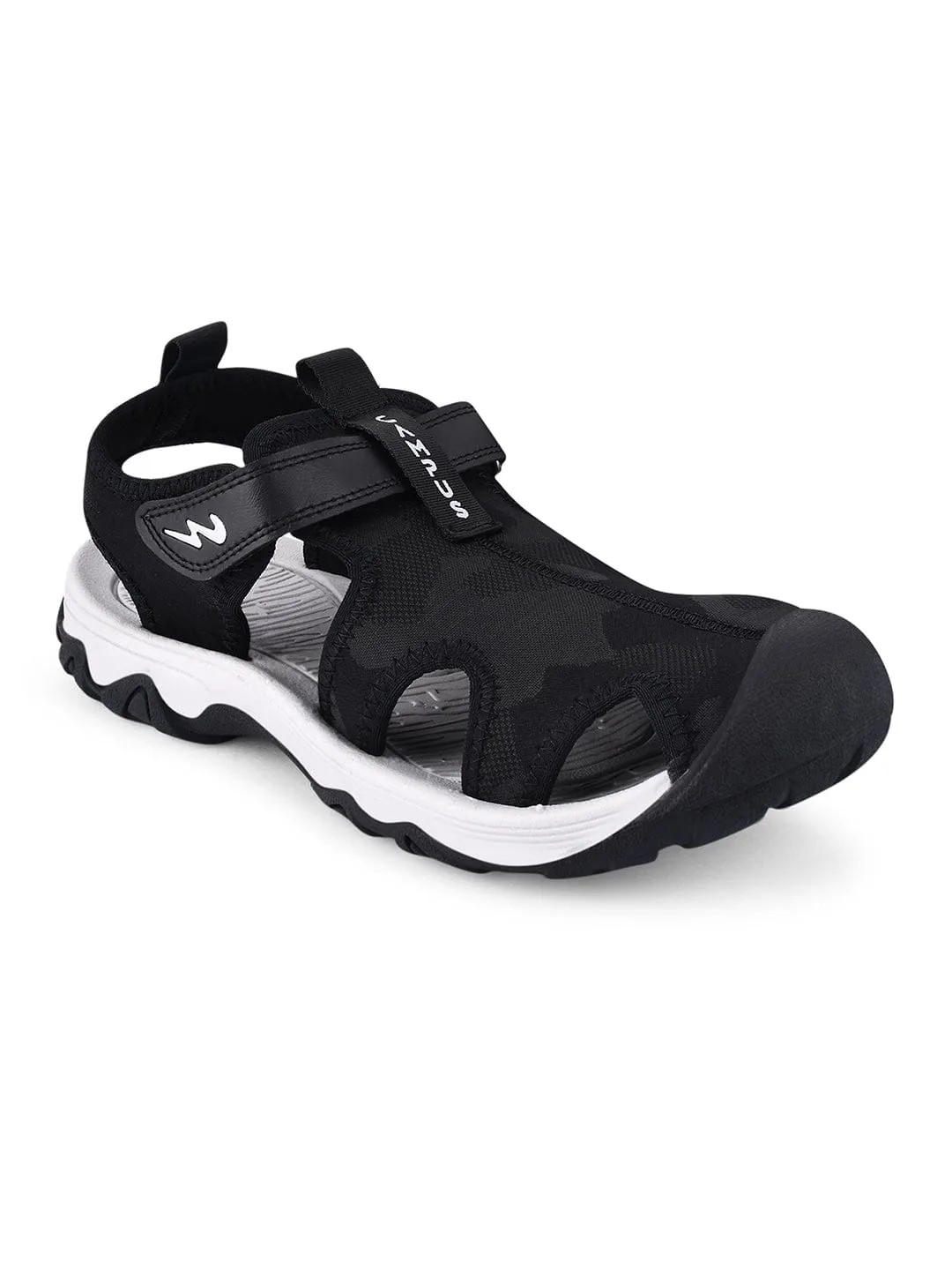 GC-22106 Black Men's Sandals sold by Campus Shoes product image thumbnail 2