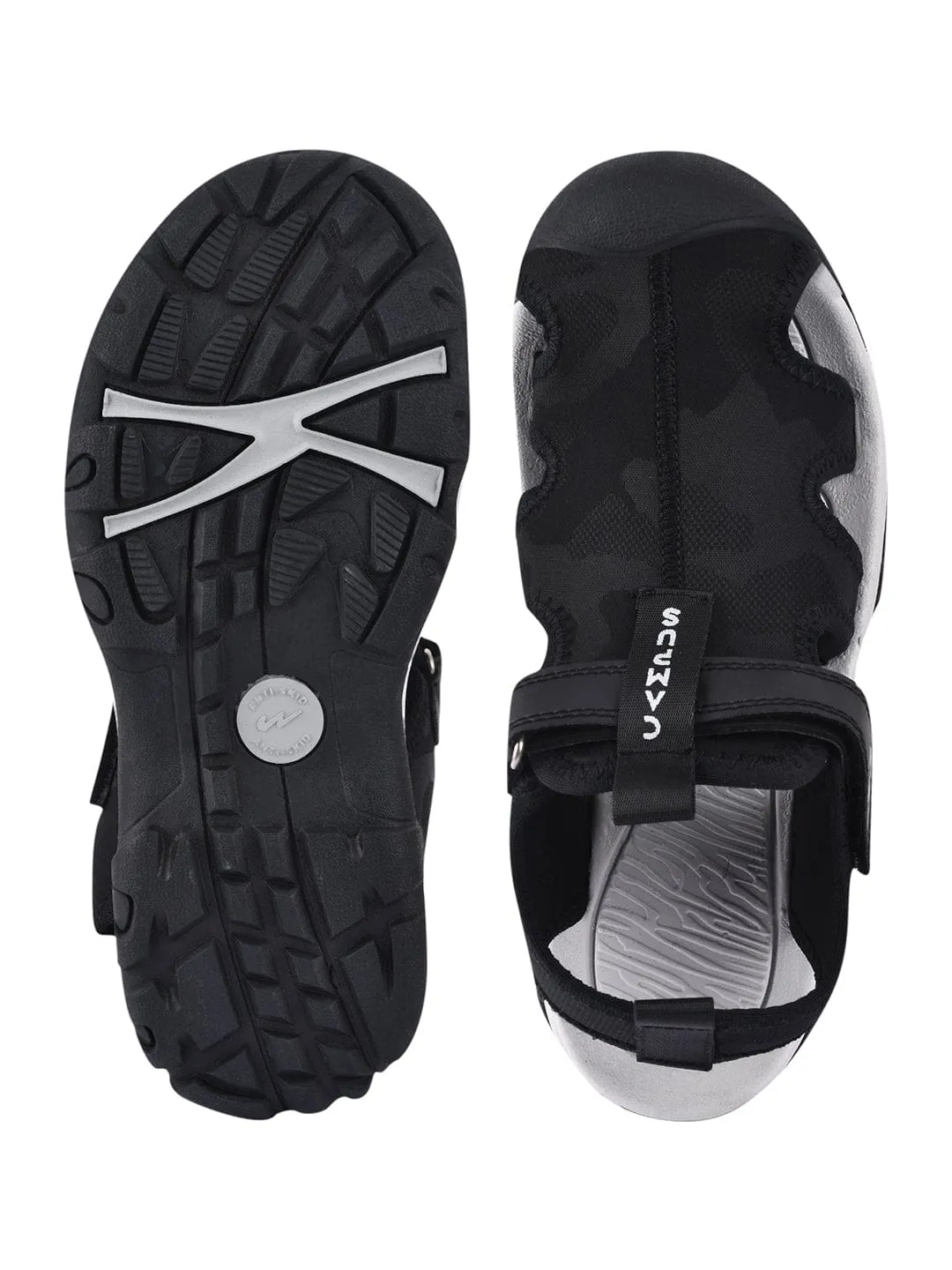 GC-22106 Black Men's Sandals sold by Campus Shoes product image thumbnail 4
