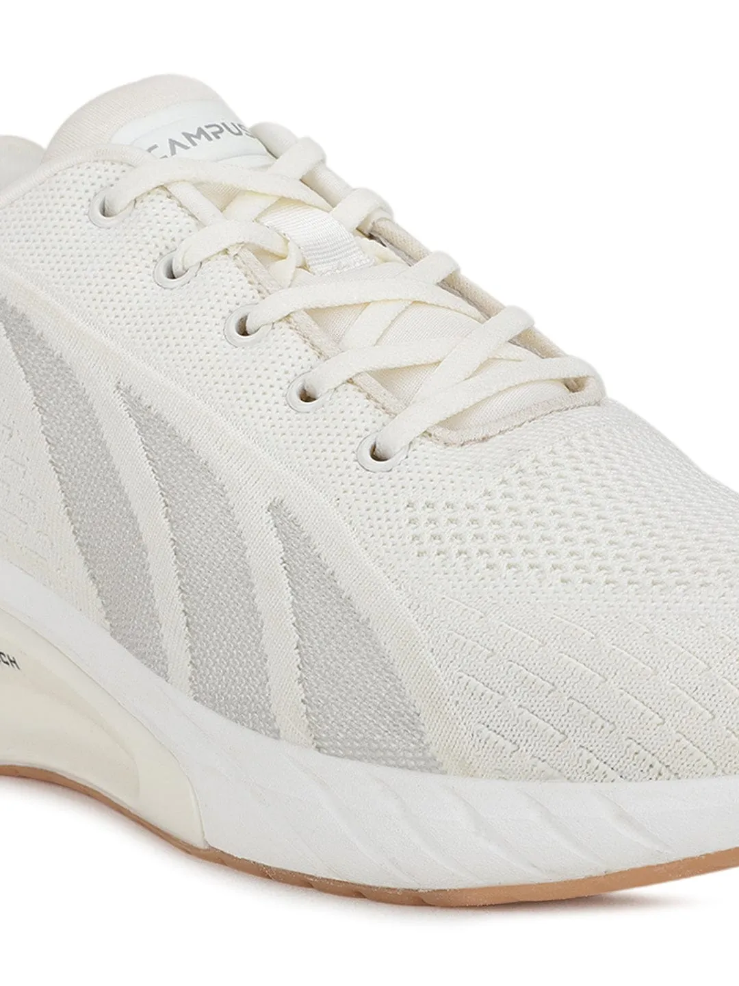 BENNETT Off White Men's Running Shoes sold by Campus Shoes product image thumbnail 5