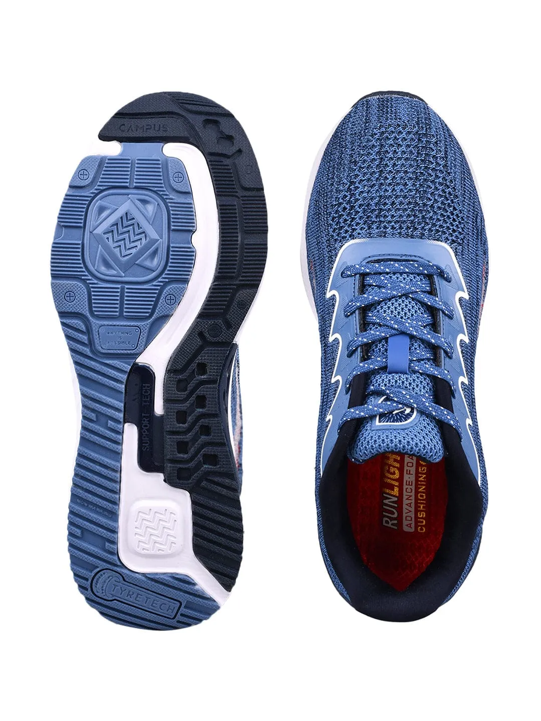 CAMP ALFRED Blue Men's Running Shoes sold by Campus Shoes product image thumbnail 4