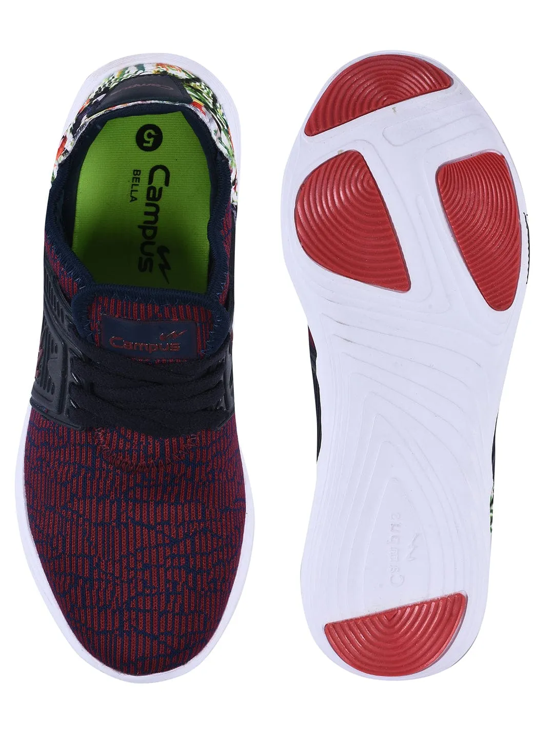 BELLA Red Women's Running Shoes sold by Campus Shoes product image thumbnail 5