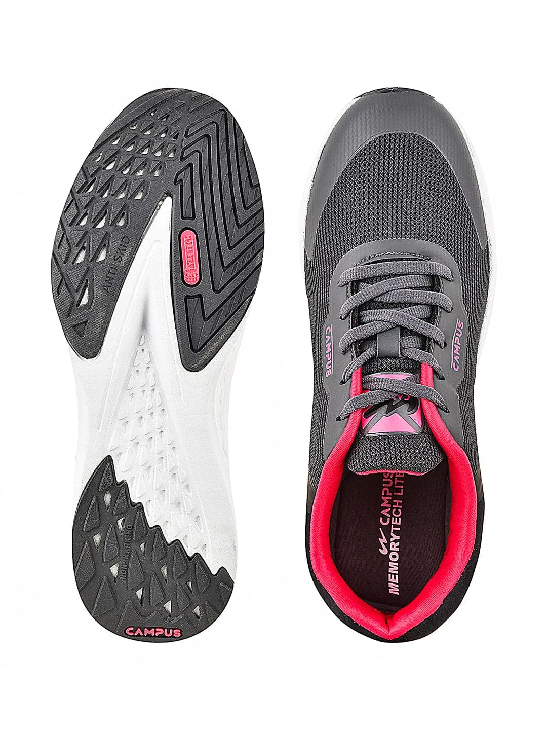 NINO Grey Women's Running Shoes sold by Campus Shoes product image thumbnail 5