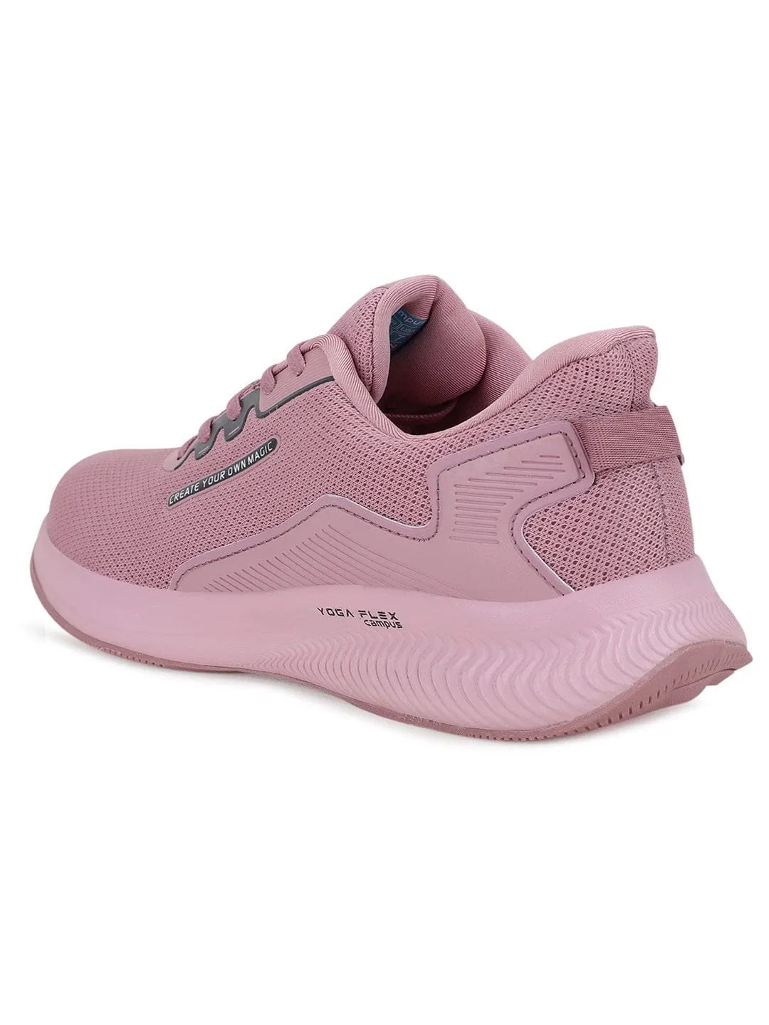 BUBBLES Pink Women's Running Shoes sold by Campus Shoes product image thumbnail 3
