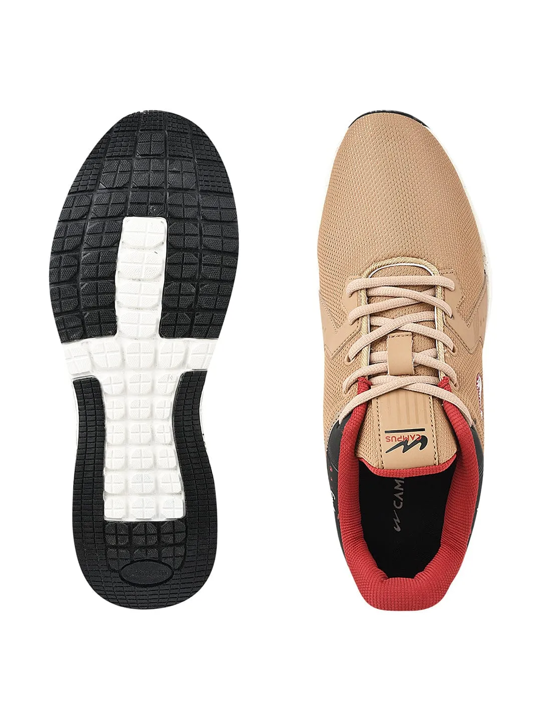 FRED Beige Men's Running Shoes sold by Campus Shoes product image thumbnail 4