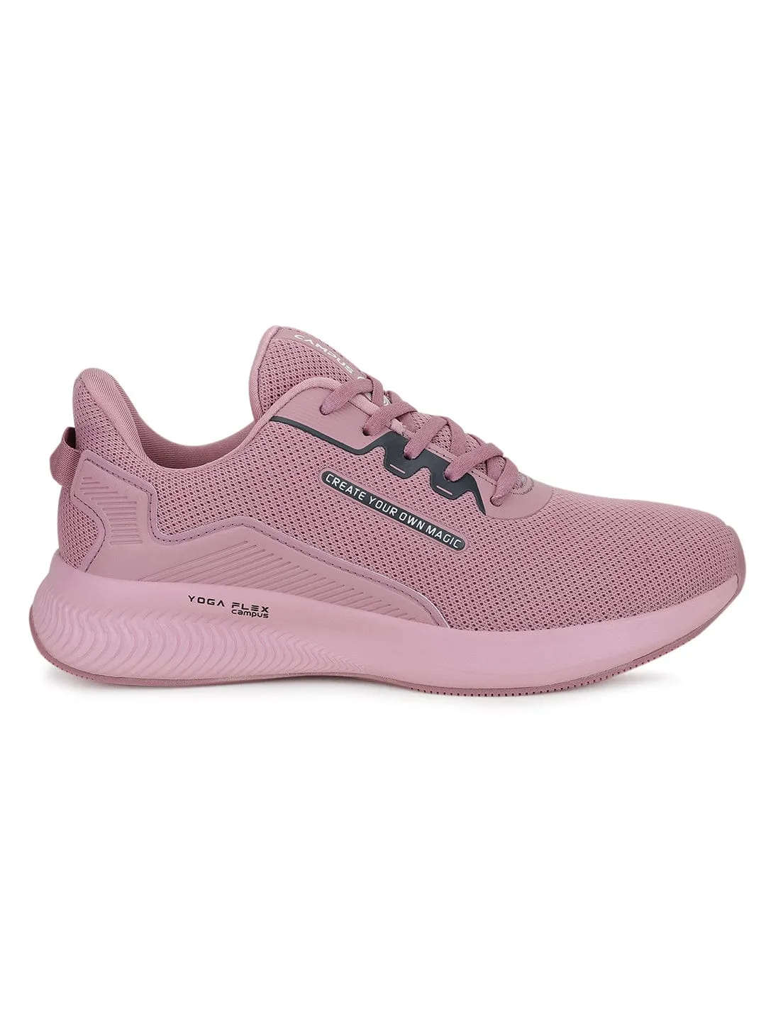 BUBBLES Pink Women's Running Shoes sold by Campus Shoes