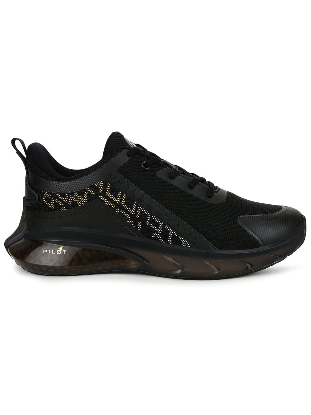 SYCLONE (R) Black Men's Running Shoes sold by Campus Shoes