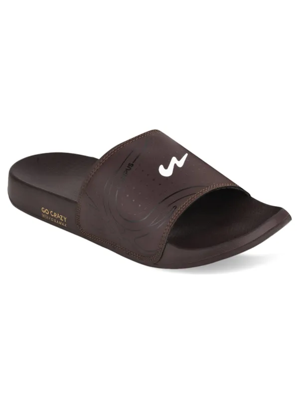 SL-416A Brown Men's Slides sold by Campus Shoes