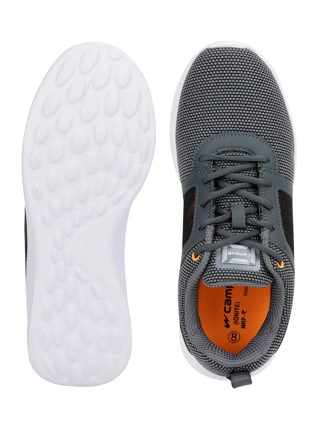 IGNITE Grey Men's Running Shoes sold by Campus Shoes product image thumbnail 4