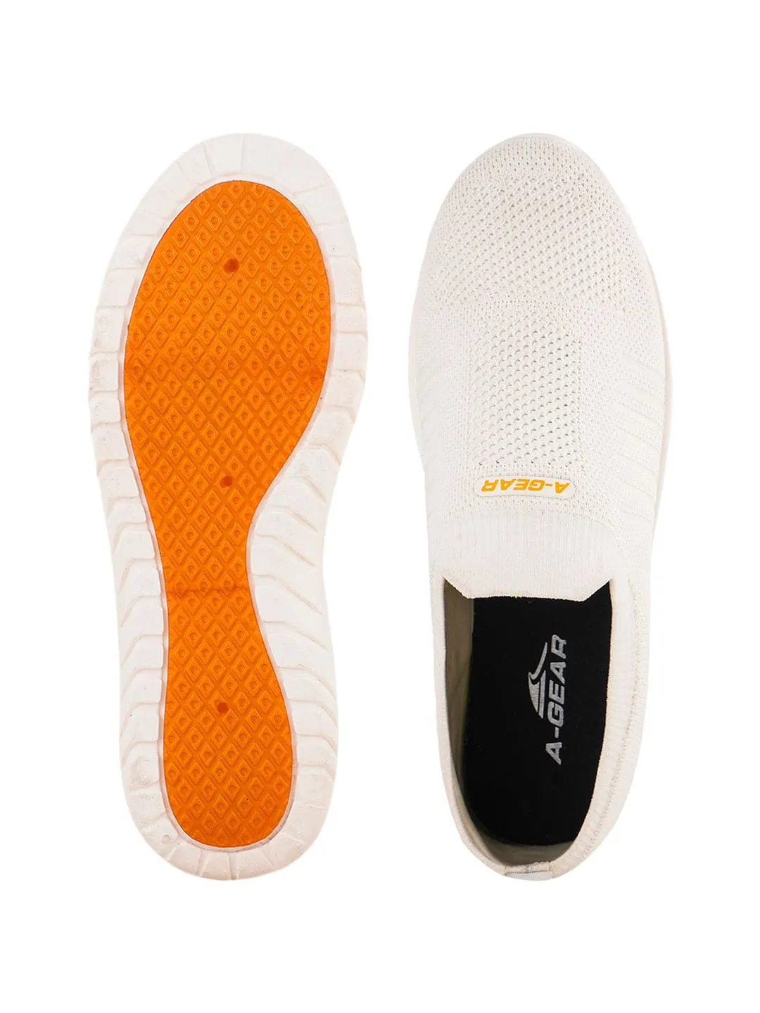 AGR-002 White Men's Walking Shoes sold by Campus Shoes product image thumbnail 4