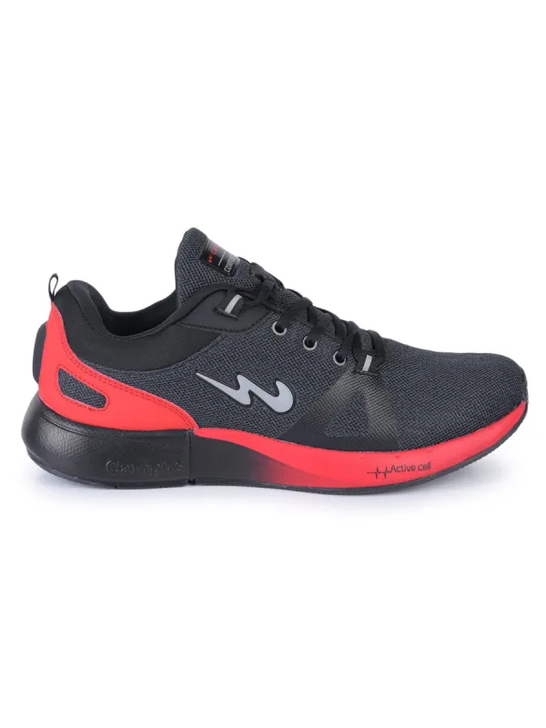 CAMANDO Black Men's Running Shoes sold by Campus Shoes