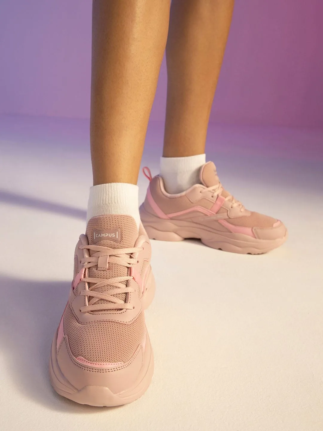 RAISE Peach Women's Sneakers sold by Campus Shoes product image thumbnail 5