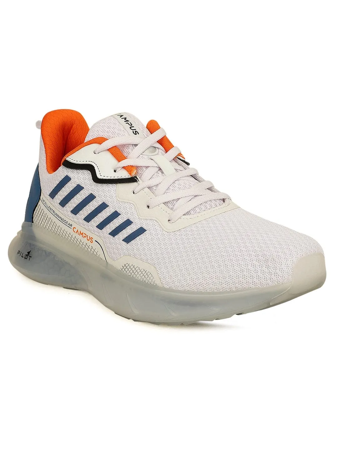 DECCAN White Men's Running Shoes sold by Campus Shoes product image thumbnail 2
