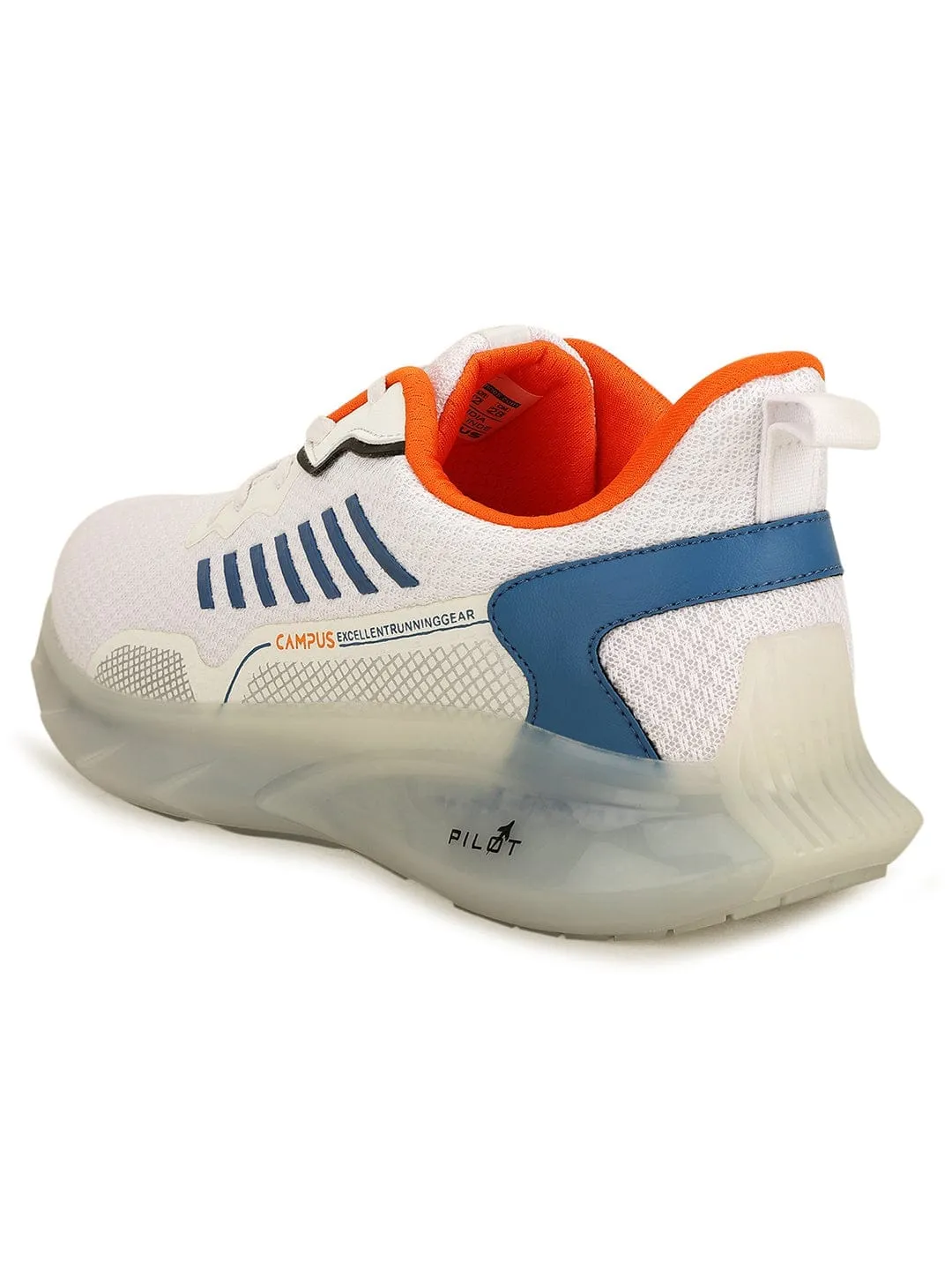 DECCAN White Men's Running Shoes sold by Campus Shoes product image thumbnail 3